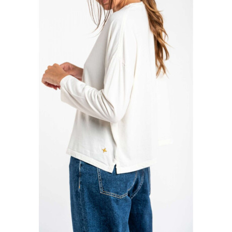 Remera Manga Larga Lavada Nacar