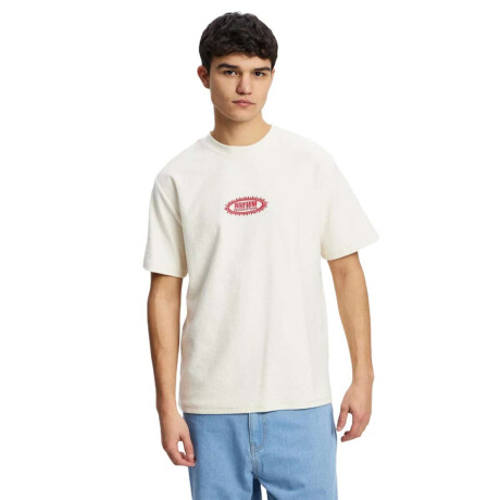 Remera Rhythm Stamp Vintage Terry Blanco