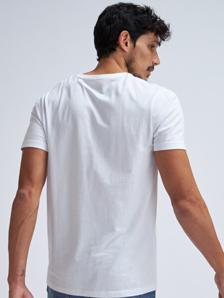 Camiseta cuello redondo Blanco