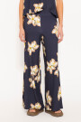 PANTALON FLOWER Azul Marino