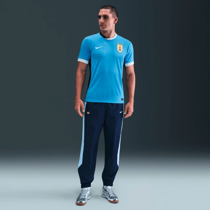Remera Uruguay 2024/25 Stadium Camiseta Oficial de Hombre Azul