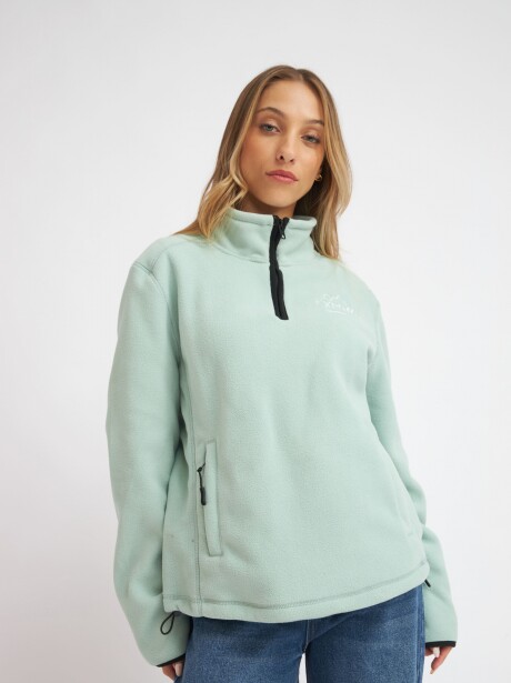 CAMPERA MILAGROS VERDE AGUA