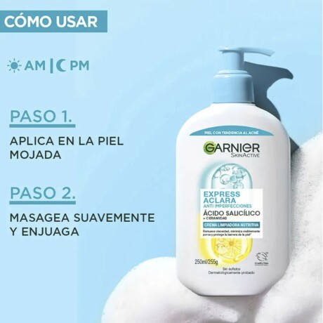 Crema Limpiadora Garnier Nutritiva Express Aclara Anti Imperfecciones 250ml Crema Limpiadora Garnier Nutritiva Express Aclara Anti Imperfecciones 250ml