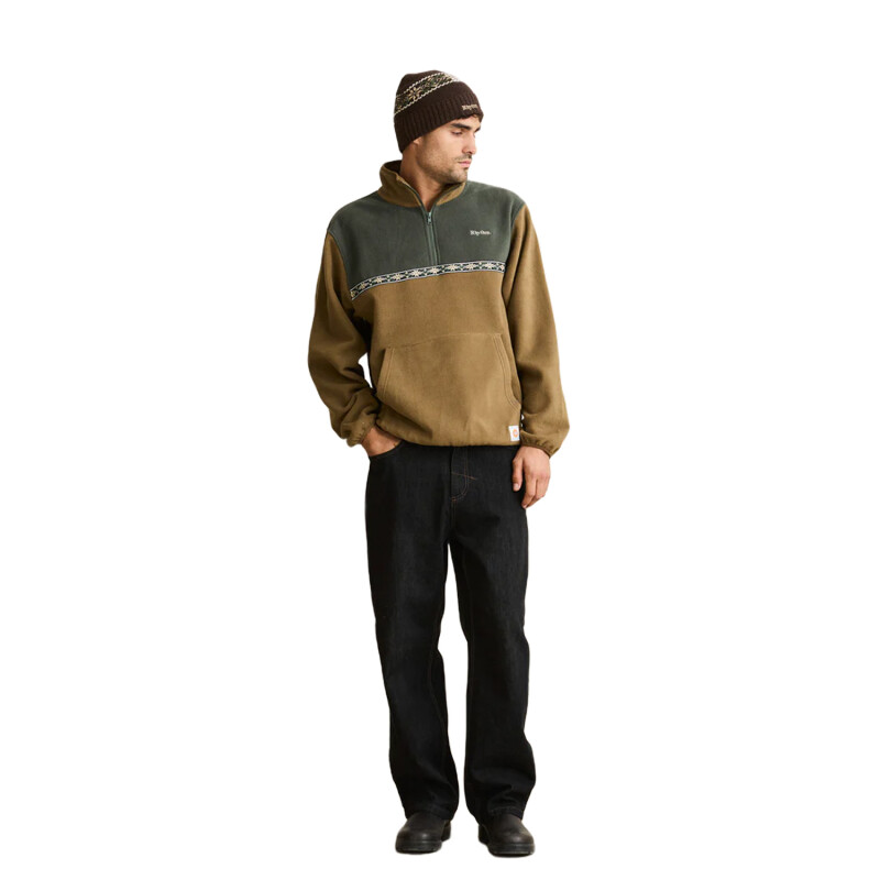 Buzo Rhythm Alder Half Zip - Verde Buzo Rhythm Alder Half Zip - Verde