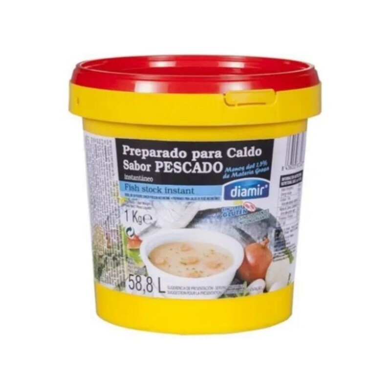 CALDO DE PESCADO EN POLVO SIN GLUTEN - 1 KG Caldo De Pescado En Polvo Sin Gluten - 1 Kg