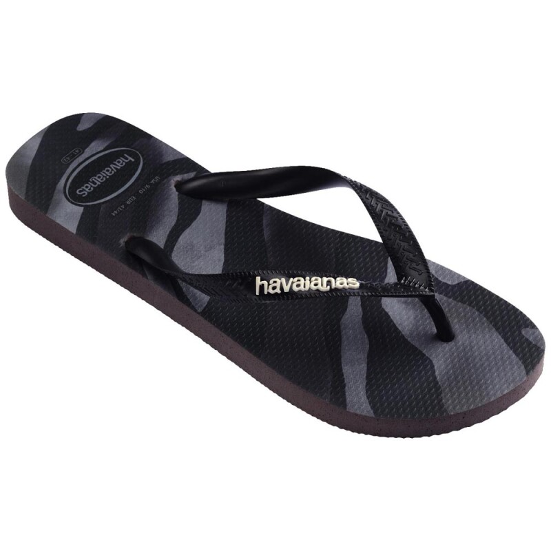 Sandalias Havaianas Top Camu Hombre Gris Niebla