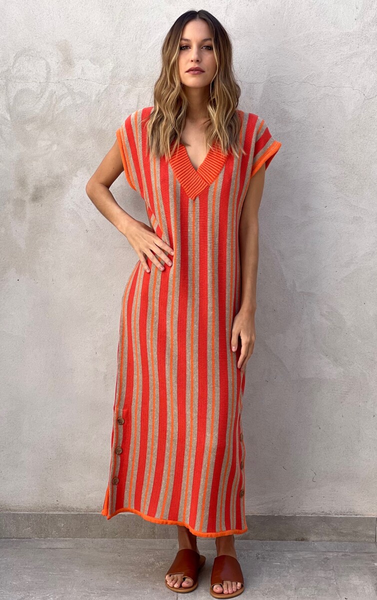 VESTIDO NARDO - NARANJA 