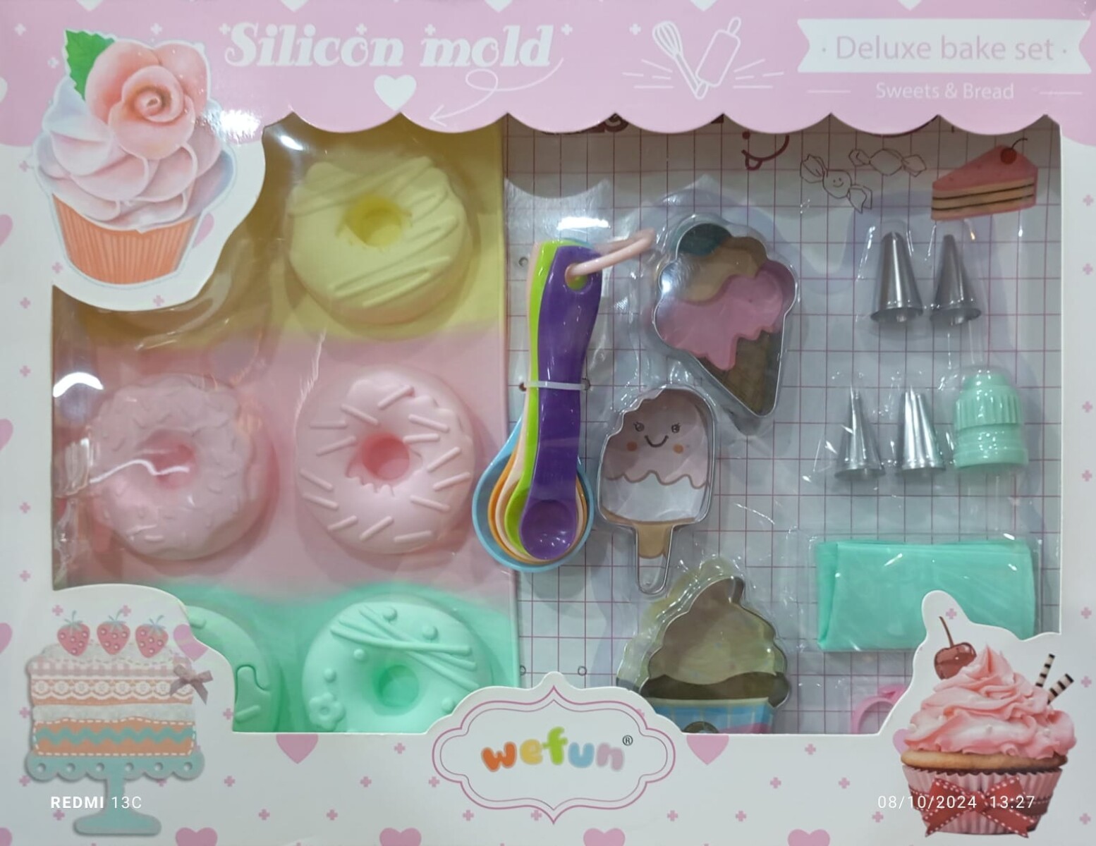 Set De Reposteria Con Molde De Silicona 