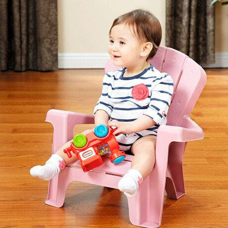Silla P/Niños Little Tikes Plástico Resistente N1 Usa Rosado