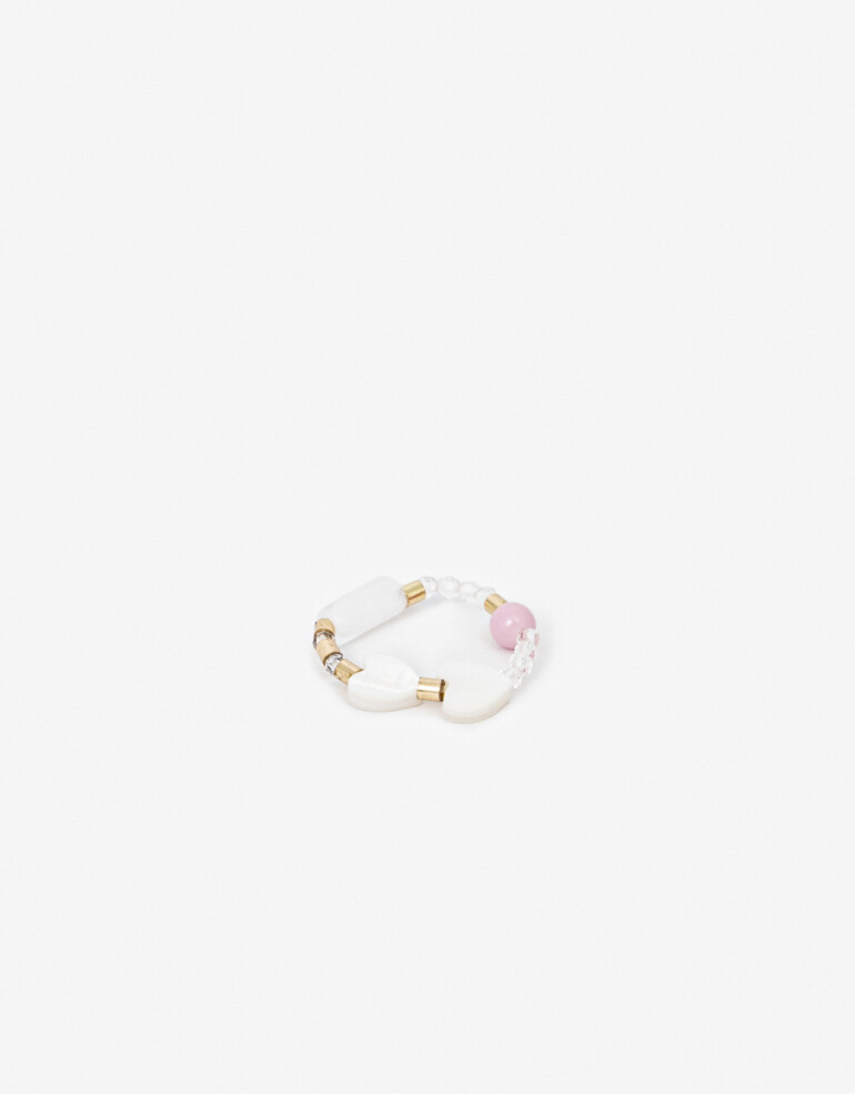 Anillos Chicos Color Anillo Elástico Para Niñas - Combinacion Multicolor