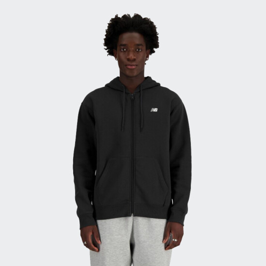 Campera New Balance Stacked Logo Negro