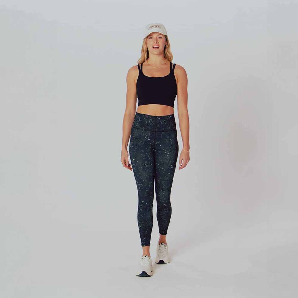 Top Principal Longline Medium Impact Sports Mujer Black