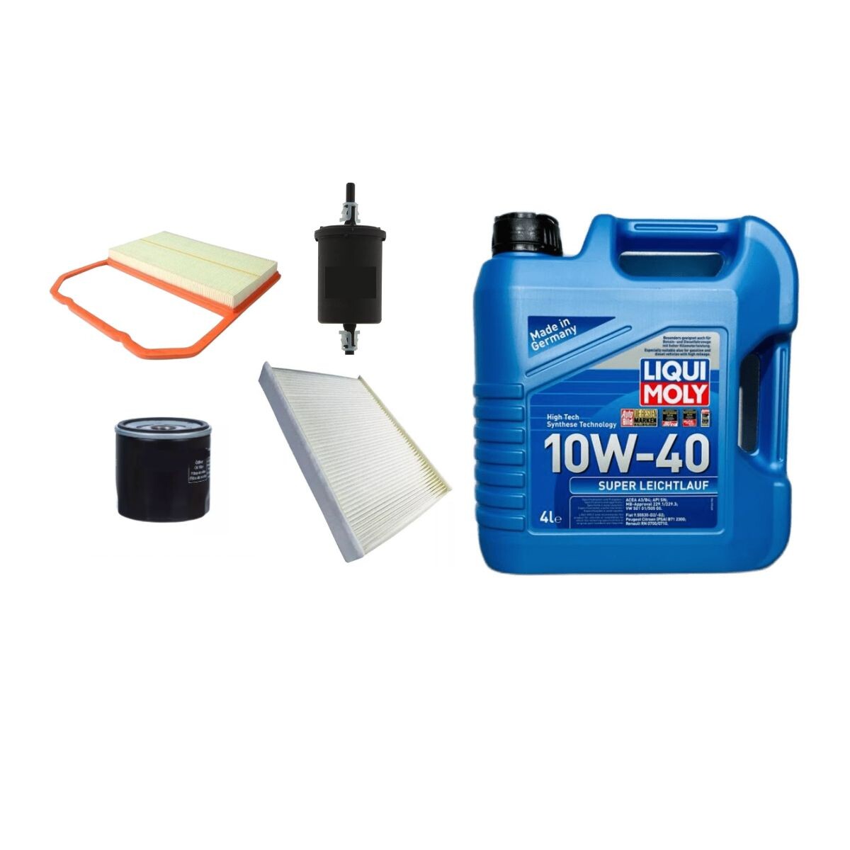 KIT DE FILTROS Y ACEITE 10W40 LIQUI MOLY 