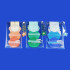 Puff esponjas redondas para maquillajes x3 Puff Esponjas Redondas Para Maquillajes X3