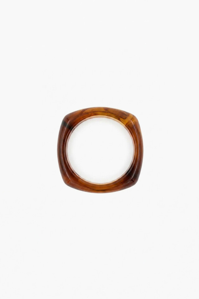 Pulsera acrilico chocolate
