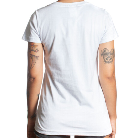 Remera Thrasher Mujer Flame Logo - Bordó Blanco