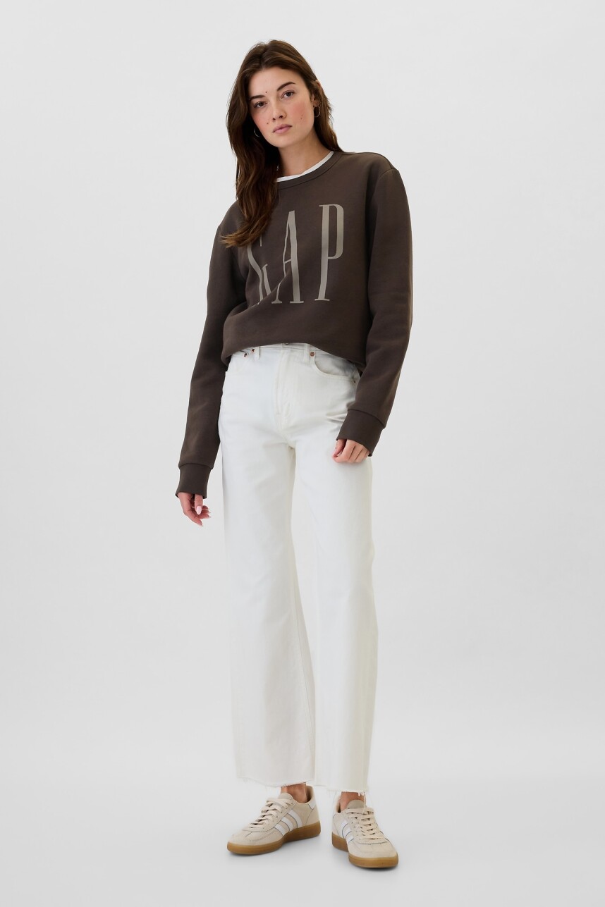Buzo Deportivo Logo Gap Hombre Terra Brown