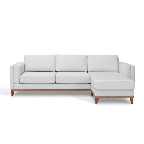 SILLÓN CON CHAISE 3 CUERPOS TELA-PREMIUM GRIS EASY CLEAN LUXOR PREMIUM GRIS CLA