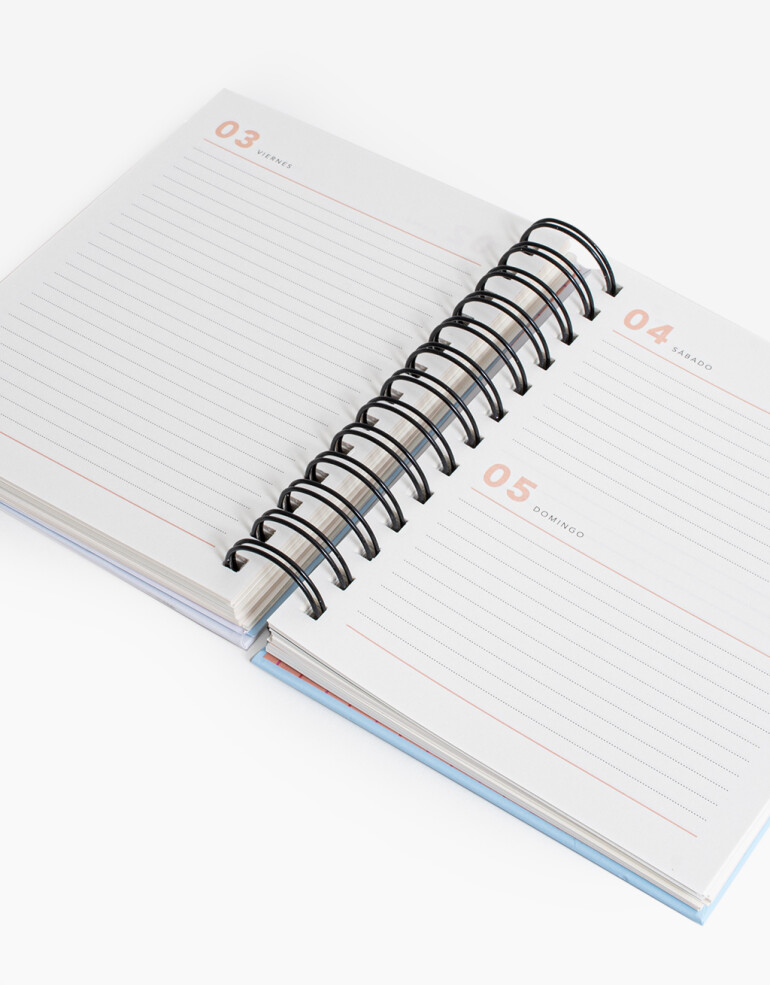 Agendas y Calendarios Agendas Agenda 2026 Diaria Flores - Combinacion Multicolor