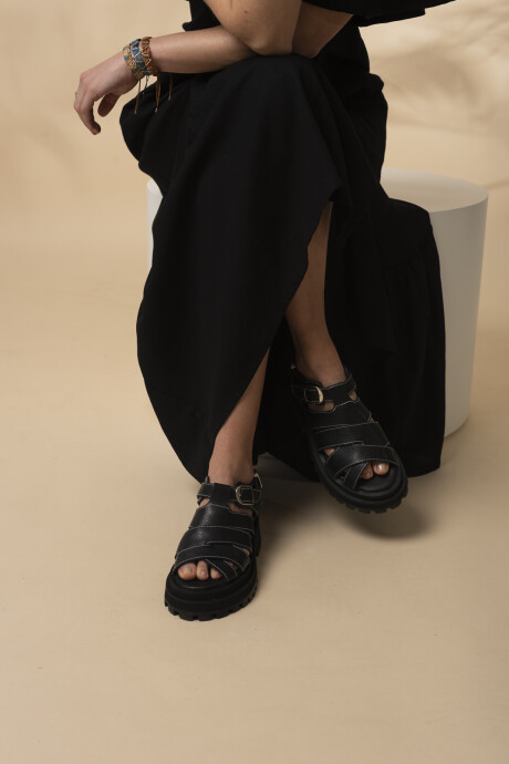 Sandalias Tropea negro Sandalias Tropea negro