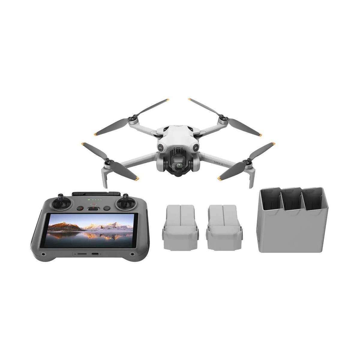 Drone DJI Mini 4 Pro Fly More Combo Plus c/ Control (DJI RC2) (GL) + 3 baterías Grey