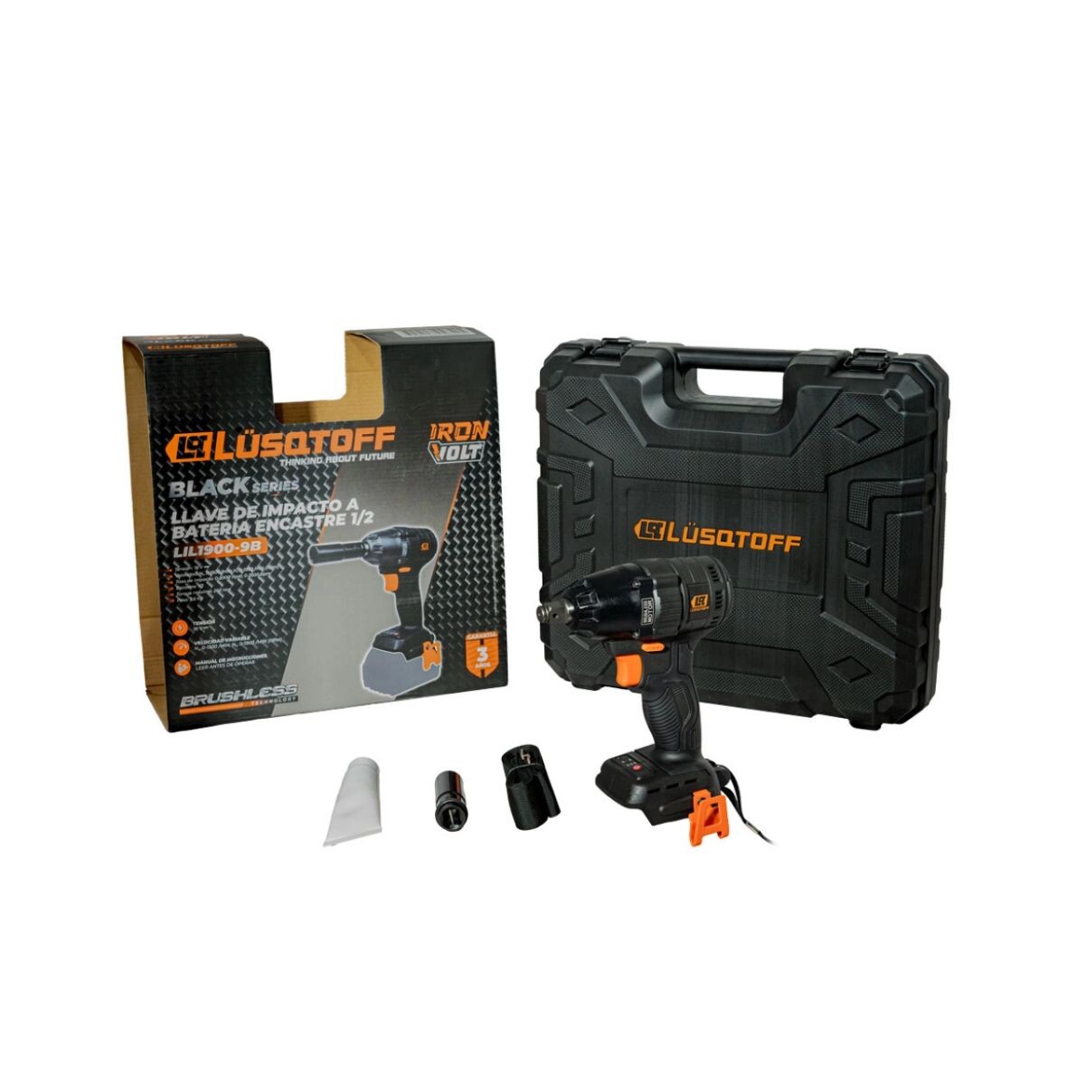 Llave De Impacto A Bateria Enc 1/2" -sin Cargador Ni Bateria