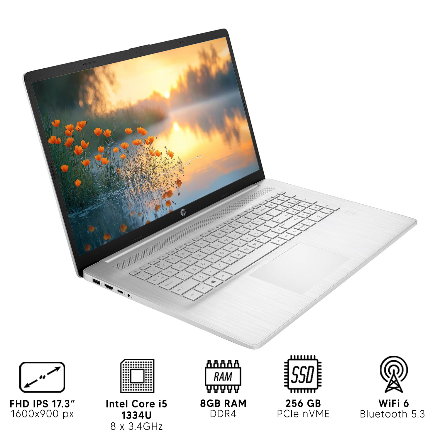 Notebook Hp 17t Cn300 I5 8gb Ram 256gb Ssd 17.3