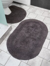 Juego alfombra baño LERDALA 2u antr Juego alfombra baño LERDALA 2u antr