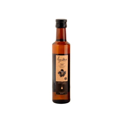 Aceite de Lino Orgánico de Primera Prensión en Frío Aguará Aceite Lino Marron Aguara 250m