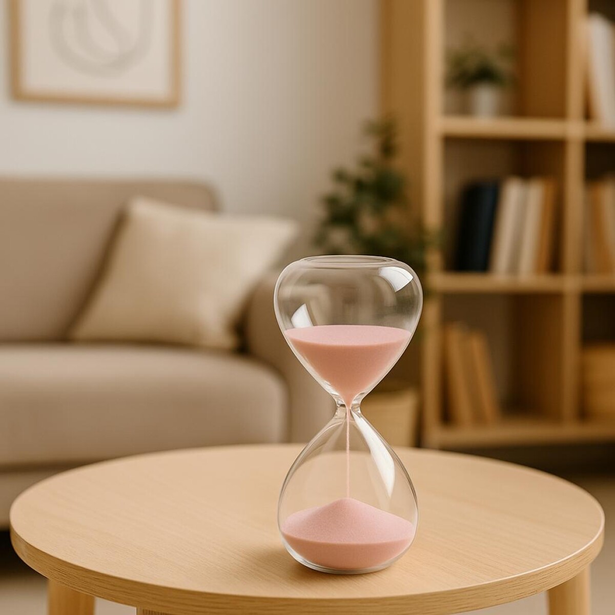 Reloj de Arena Deco 30 Minutos - Rosa Pastel 