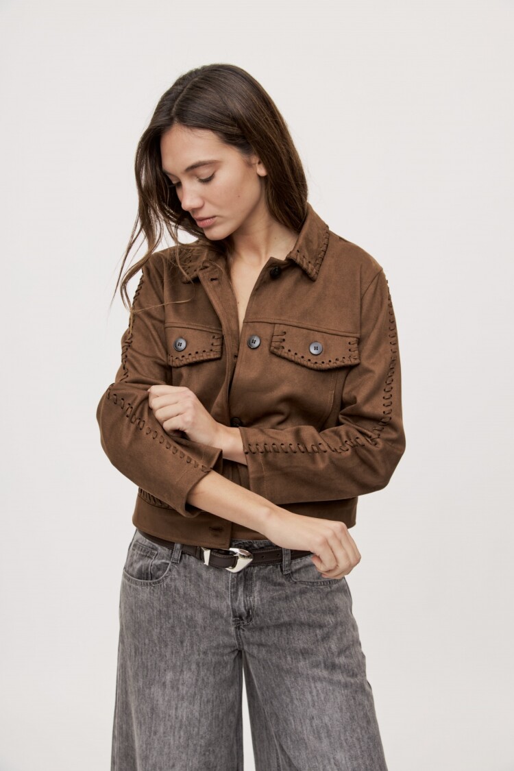CAMPERA HICKOK Marrón oscuro