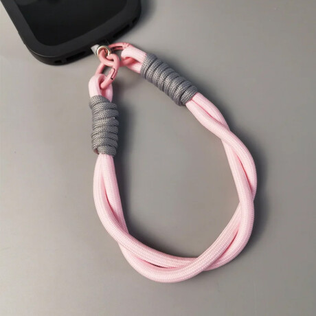 Cuerda de agarre para celular o llaves Rosado