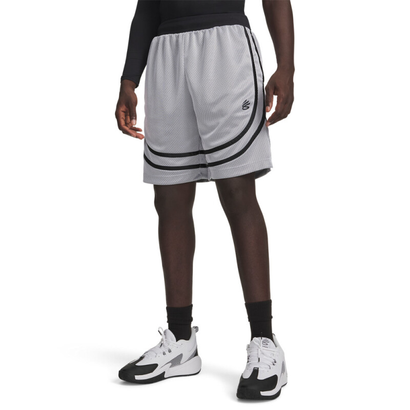 UA M Hoops Sig Short-WHT WHT-100
