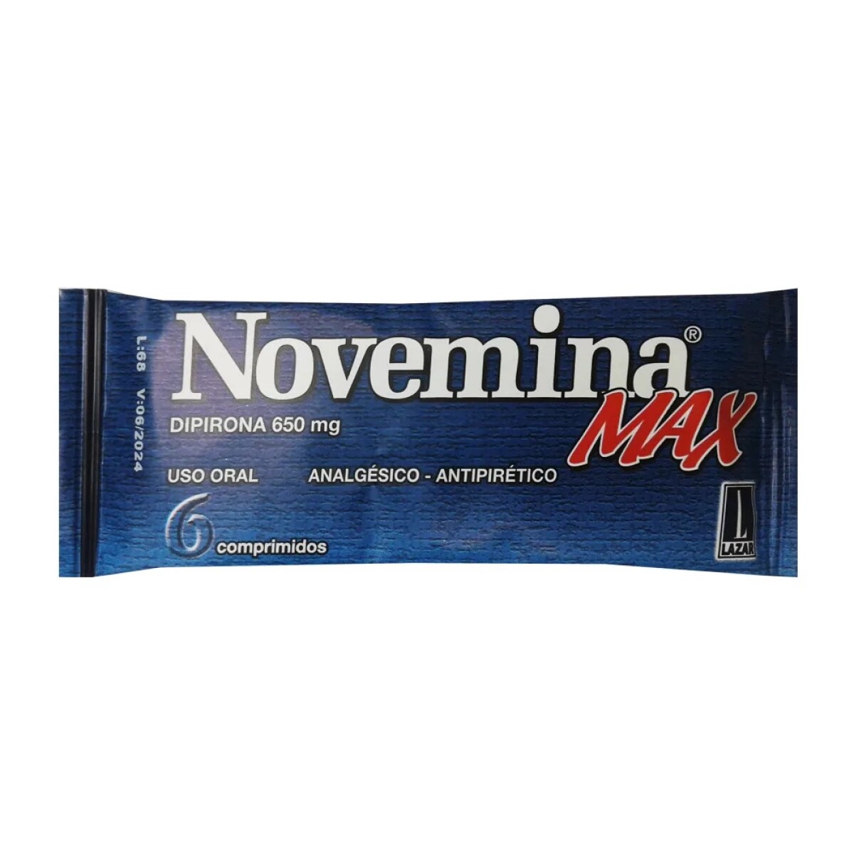 Novemina Max Lazar 6 Comprimidos 