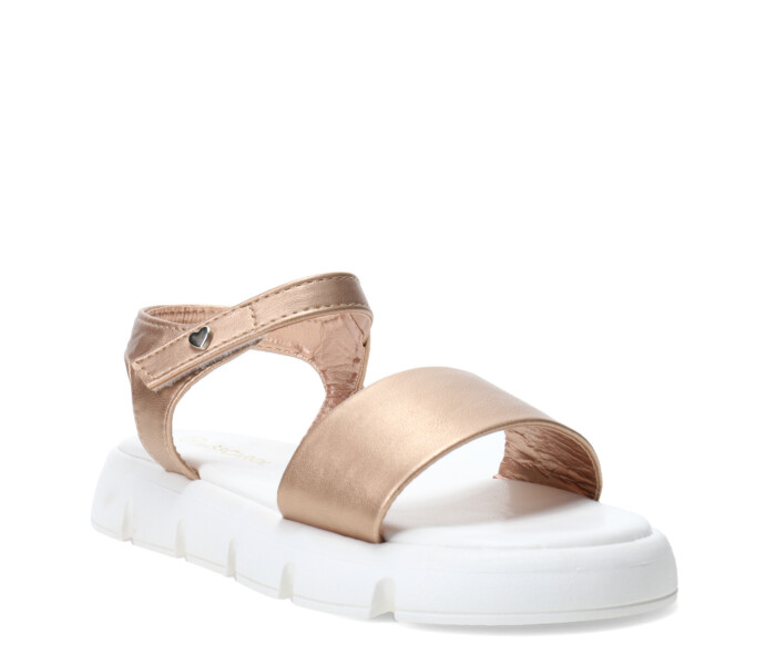 Sandalias de Niña MINI Miss Carol FROSI con banda Rosa - Dorado