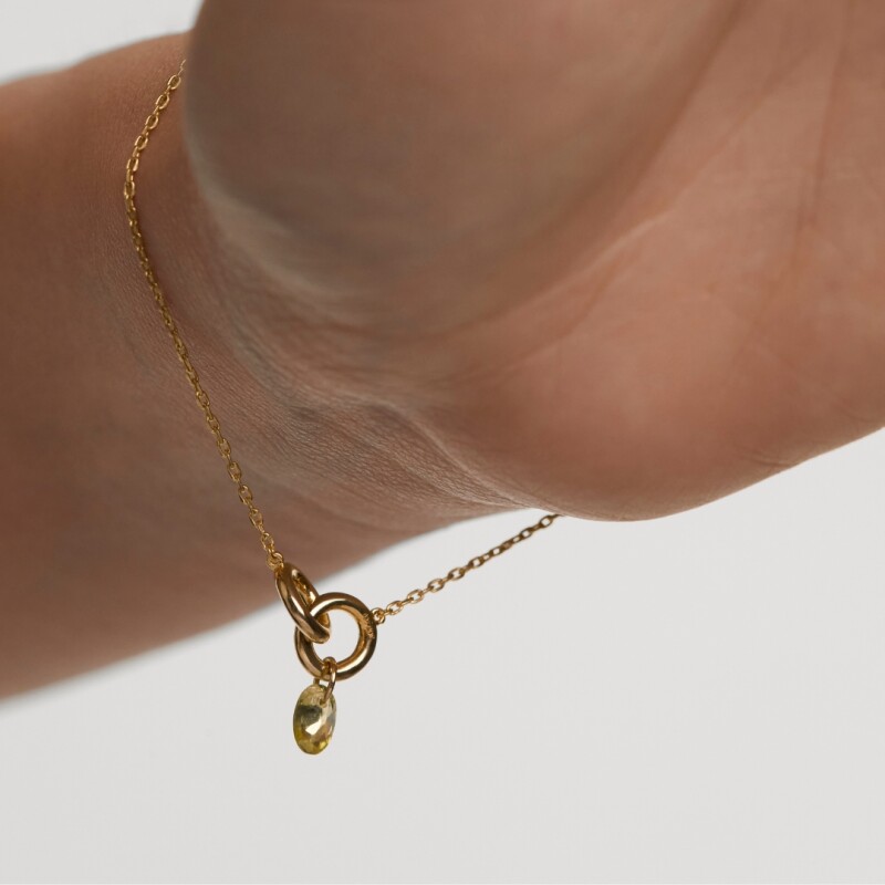PULSERA PDPAOLA GREEN LILY Pulsera Pdpaola Green Lily