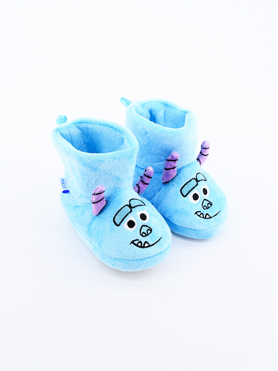 PANTUFLAS SULLEY FACE - TURQUESA 