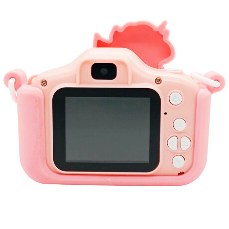 Cámara De Fotos Digital Infantil Memoria Interna Rosa2