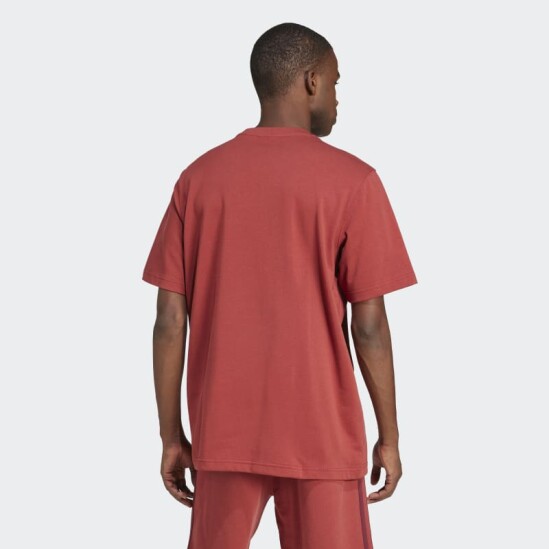 Remera Adidas Adicolor Outline Trifolio Rojo