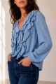 CAMISA AMADIS CELESTE