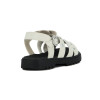Molekinha Sandalia Con Tiras Infantil Napa Turim Blanco