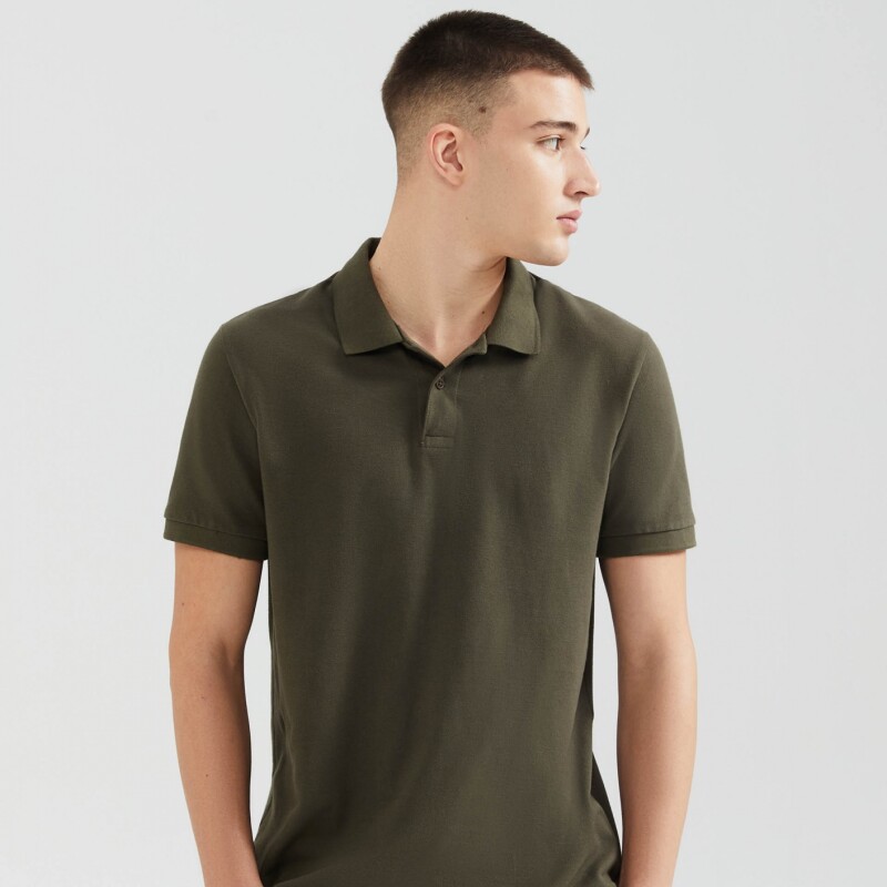 CAMISA POLO MM MASC CINZA ESCURO