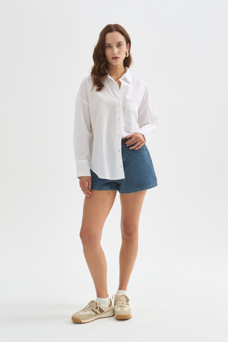 Camisa Tunnis Marfil / Off White