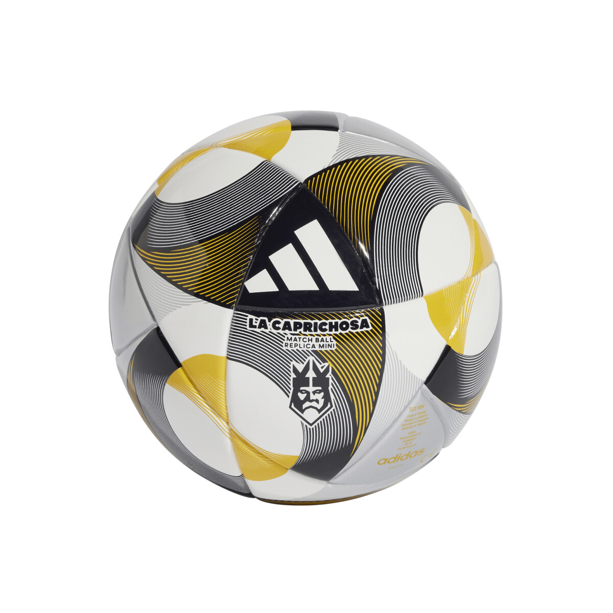 Pelota adidas Minipelota Kings League la Caprichosa - Silver - Silver/Black/White 
