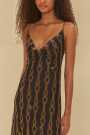 VESTIDO CADENAS Negro