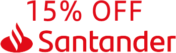 15% OFF con Santander