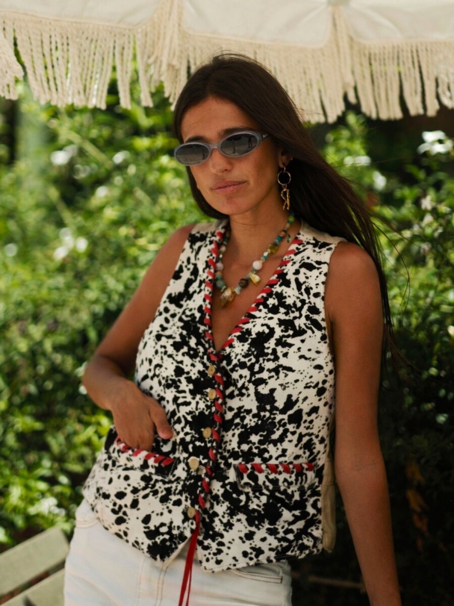 Lady Serrano Cowhide - Rojo 