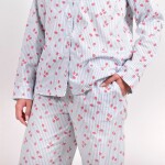 Camisa Ml+Pantalon Damas Frutilla P