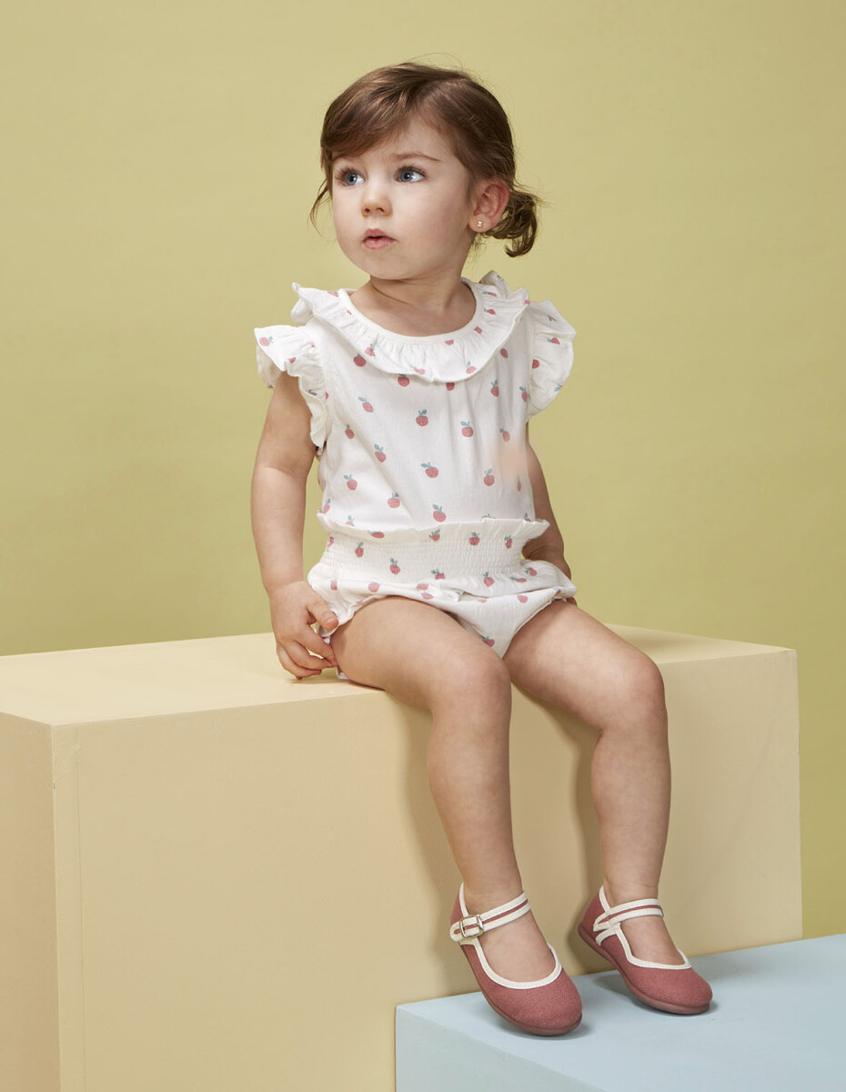 Camiseta Estampado - Blanco 