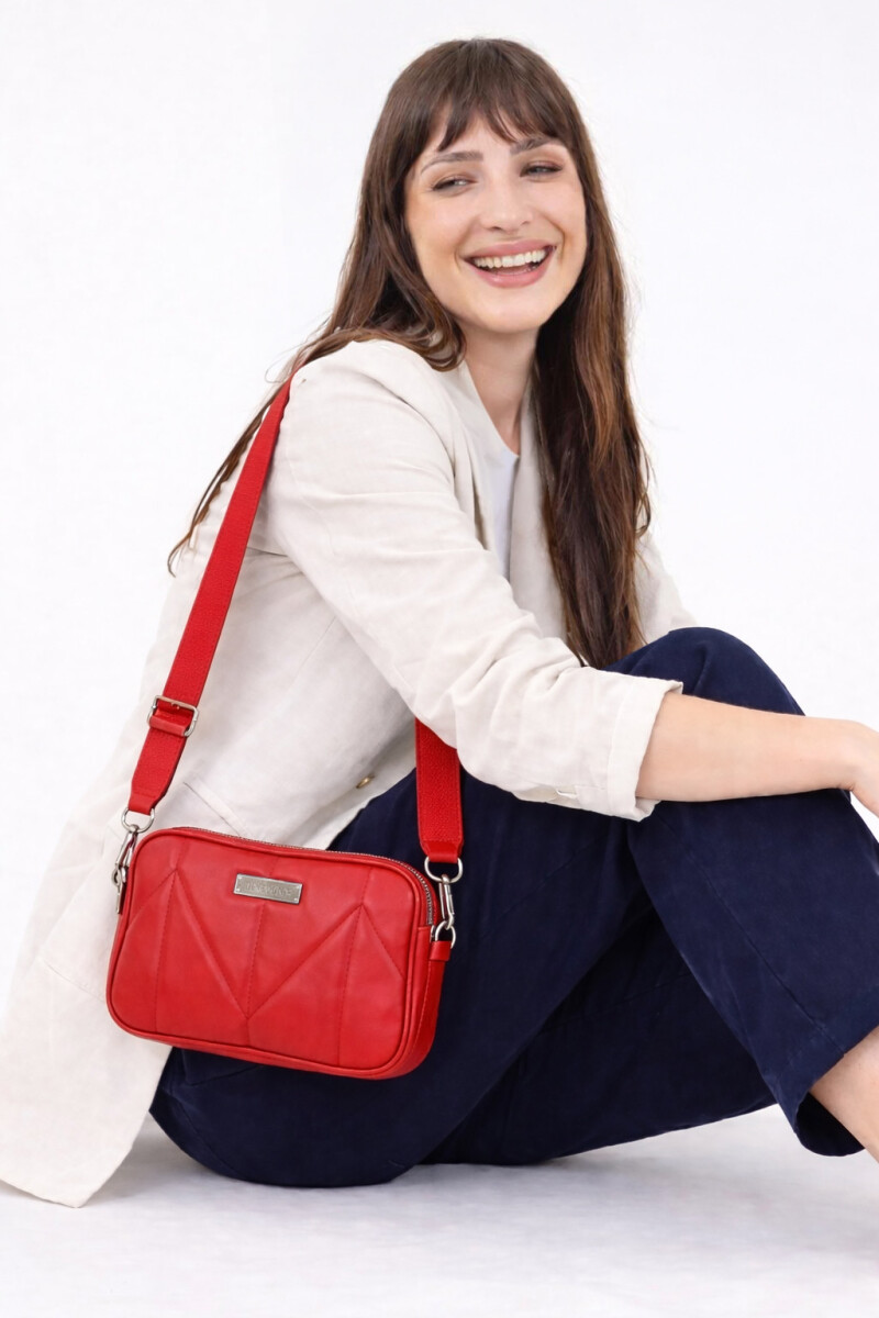 BANDOLERA MORRAL SARITA - CARMIN 